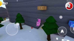 super Bear Adventure супер мишка Нахождение всех монет в снежной долине