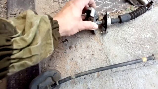 HONDA PARTNER GJ4 замена троса селектора АКПП на трос от GJ3. смотреть онлайн