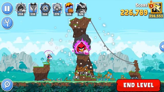 Angry Birds Friends All Levels Tournament 766 Highscore POWER-UP walkthrough смотреть онлайн