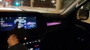 Ambient light в салоне KIA Mohave