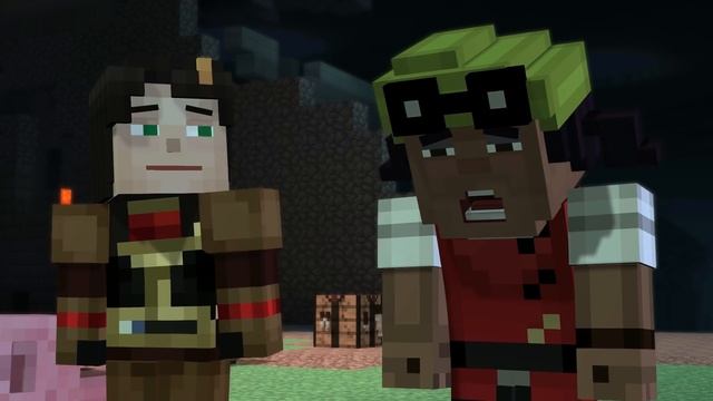 Minecraft: Story Mode - A Telltale Games Series Episode 4: 'A Block and a Hard Place' Trailer смотреть онлайн