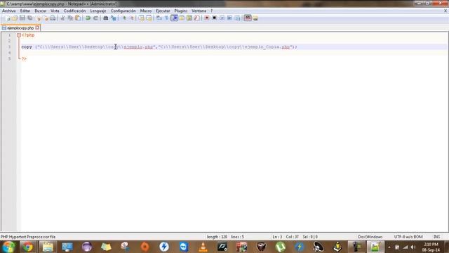 ejemplo funcion copy php смотреть онлайн