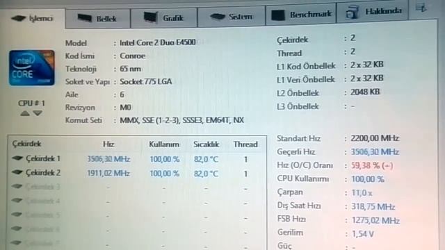 World Record!! | Intel Core2Duo E4500 2.2Ghz to @3.5Ghz Overclock смотреть онлайн