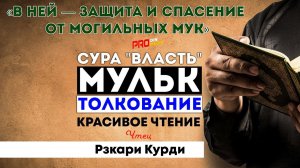 Красивое чтение и Толкование суры аль Мульк {Власть} «В ней — защита и спасение от могильных мук»