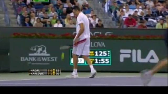 Рафаэль Надаль и Иво Карлович / Rafael Nadal vs Ivo Karlovic (4) смотреть онлайн