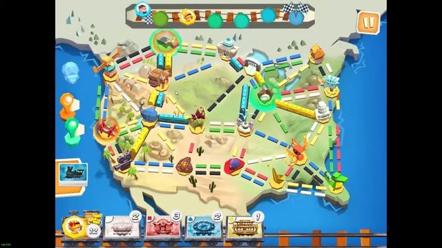 Ticket To Ride: First Journey Gameplay смотреть онлайн