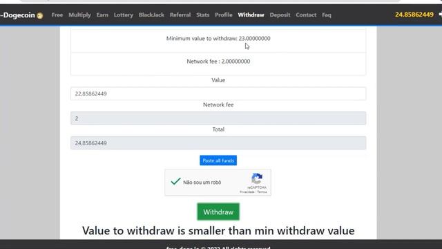FAUCET PAGA 23.05866449 DOGECOIN NA BINANCE - DOGE FREE смотреть онлайн