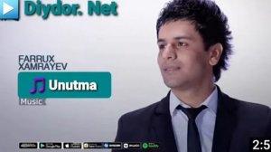 Farrux Xamrayev - Unutma | Фаррух Хамраев - Унутма