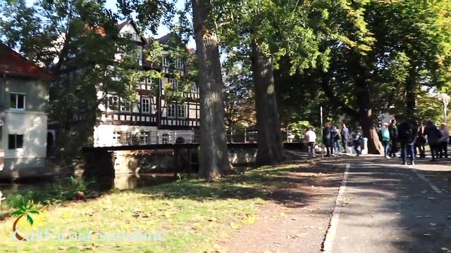 ??????Эрфурт Германия - Прогулка по городу - Мост лавочников и старый город - Erfurt Germany смотреть онлайн