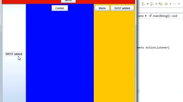 Java programming Lesson 62 GUI : Panels Within BorderLayout; Layout being changed смотреть онлайн