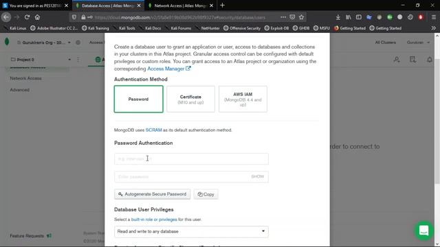 How to add Database user in mongodb смотреть онлайн