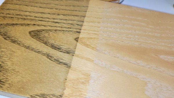 Прорисовка пор дерева без шлифовки с TimberCare Hard Wax Oil