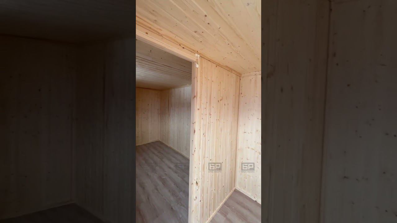 Бытовка БК-4 Распашонка в вагонке 9х2.4 м смотреть онлайн