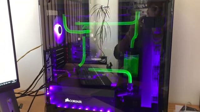 Water cooling build in the Corsair Crystal 570x - Finished смотреть онлайн