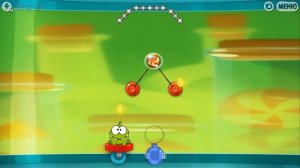 Cut the Rope: Experiments прохождение #3 Липкие Следы (уровни 1-15) прохождение на 3 звезды