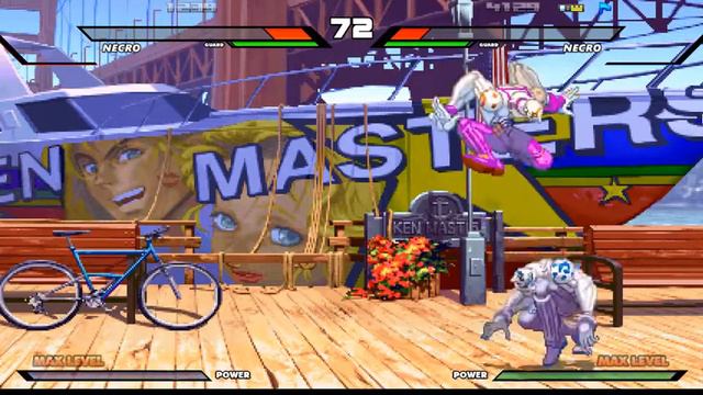 Necro from Street Fighter III In CVS Style Adapted for Capcom Vs SNK Evolution Kore смотреть онлайн