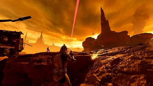 Assaulting The Droid Factory on Geonosis | STAR WARS BATTLEFRONT 2 смотреть онлайн