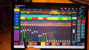 Live Performance using Mixing station App ( behringer X32 / Midas M32 )
