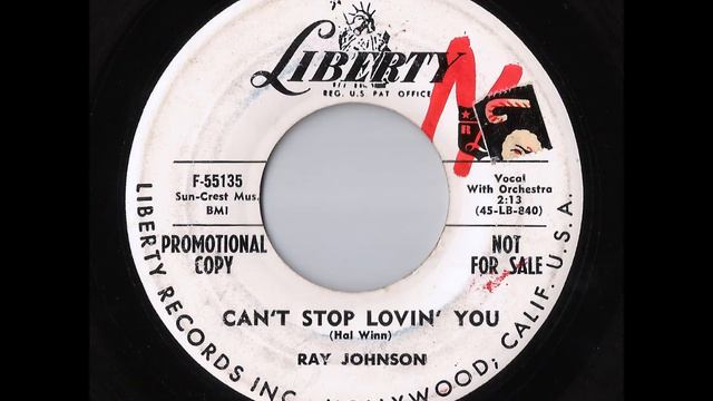 Ray Johnson - Can't Stop Lovin' You (Liberty) смотреть онлайн