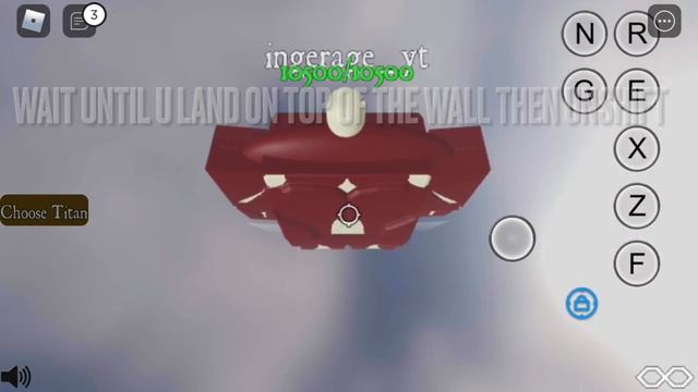 How To Get Up On The Wall  On Mobile [MOBILE] A Typical Titan Shifting Game [ROBLOX]