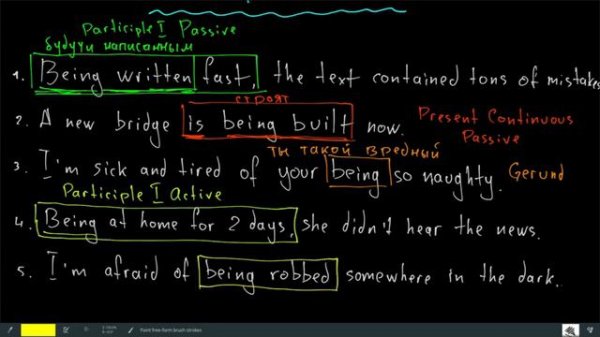 BEING - что это, как переводится и как используется