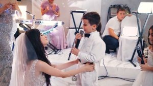 Дети спели на свадьбу сестры, до слёз