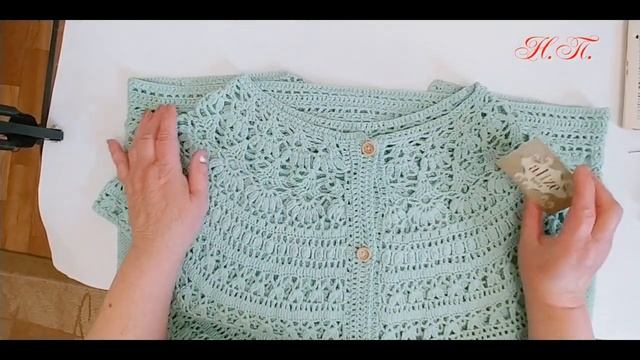 Как связать пляжный халат //пляжная туника смотреть онлайн