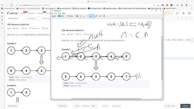 LeetCode 206 | Reverse Linked List | Linked List | Java смотреть онлайн