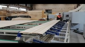 Автоматизированная линия для производства погонажных изделий.