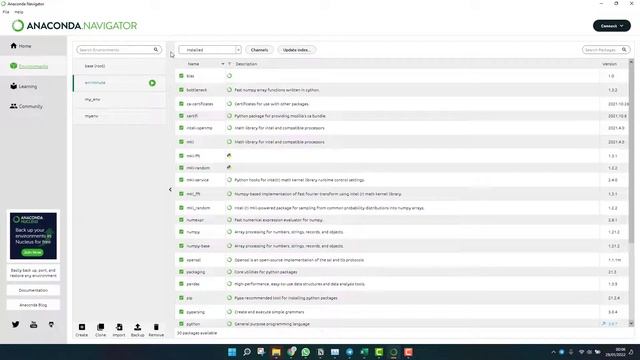 Mettre à jour une librairie Python avec Anaconda смотреть онлайн