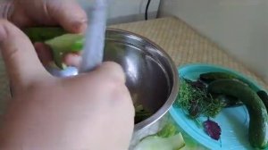Малосолим огурцы. Быстро, надёжно, вкусно. Пойдут даже переросшие.