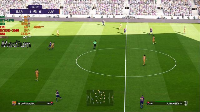 eFootball PES 2021 Season Update Graphics Settings Low/Medium/High - Ryzen5 3600/GTX1070/1440p смотреть онлайн