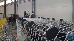 Станок автомат для производства сетки рабицы с закруткой на концах