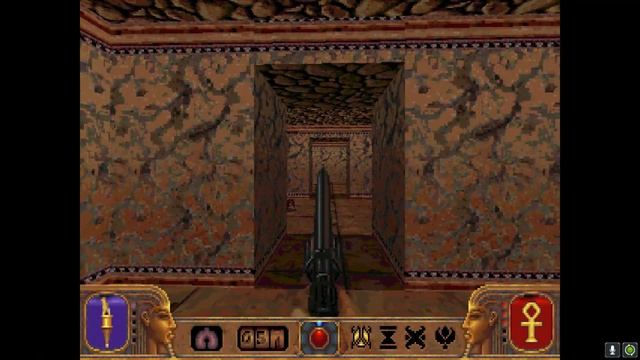 Powerslave / Exhumed PC (DOSBox) - MAP01 Abu Simbel - No Commentary смотреть онлайн