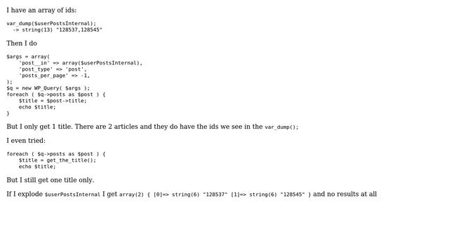 Wordpress: Query posts only shows 1 смотреть онлайн
