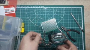 Держатель Третья рука с лупой REXANT