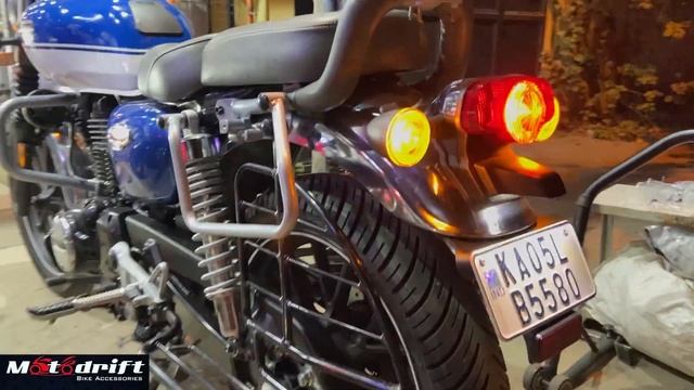 #HONDA H'NESS CB350 BEST CRASH | LEG GUARD | BACK REST AVAILABLE NOW. смотреть онлайн