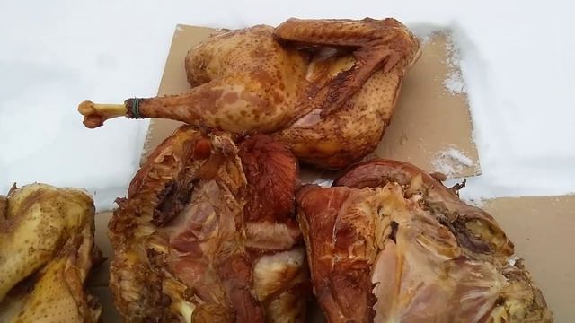 Копченая индейка приготовленная в домашней коптильне смотреть онлайн