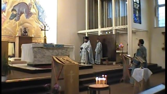 1/3: Божественная литургия в приходе блаженной Ксении Петербургской в Лидсе (Англия)