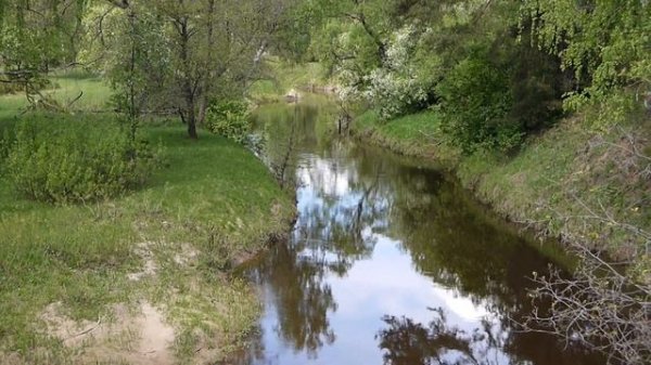 Река Вольга весной.