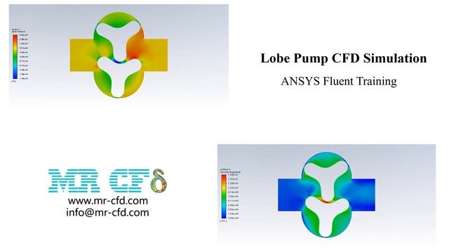 Lobe Pump CFD Simulation, ANSYS Fluent Training смотреть онлайн