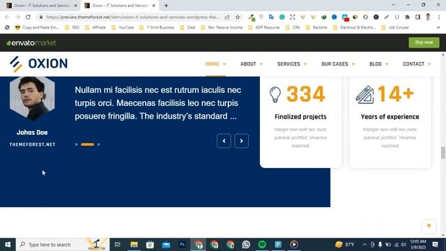 Oxion IT WordPress Theme Review and Demo: IT Solutions, Technology, Services & Agency Theme смотреть онлайн