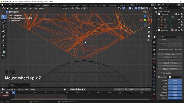 Simple Blender Animation Tutorial Using Rigid Body And Cell Fracture Addon | Blender 3.2.2