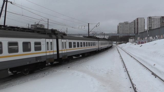 Электропоезд ЭД4М-0471 ЦППК станция Москва-Рижская смотреть онлайн