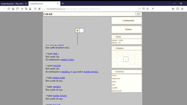 escape the prison text game release смотреть онлайн