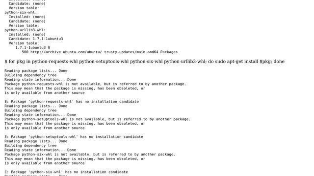 Receiving "Unable to correct problems, you have held broken packages." after trying to install... смотреть онлайн