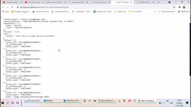 How to find Seller.json Updated or Not - Google Adsense Update [Hindi] смотреть онлайн