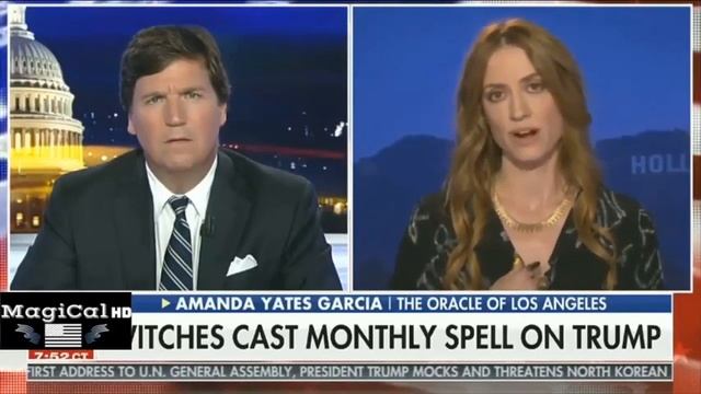 Witch Wants to Cast A Binding Spell On Donald Trump - Tucker vs Witch смотреть онлайн