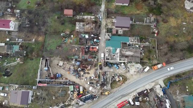 х.Куток Анапский район, вид с квадракоптера. Полёт первый. Дачи Колос, Здоровье, Автомобилист смотреть онлайн