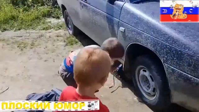 дети меняют колёса смотреть онлайн